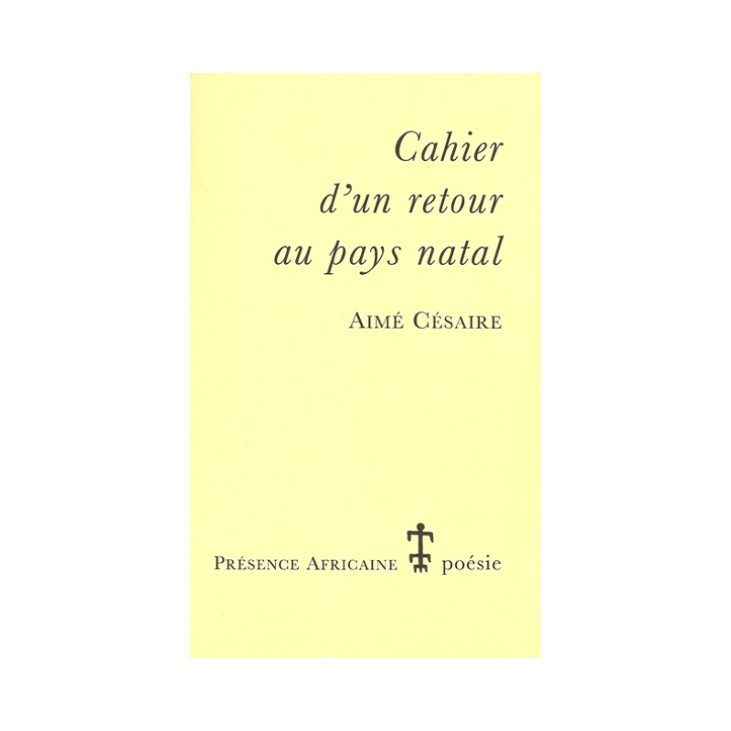 Couverture de Cahier d’un retour au pays natal, de Aimé Césaire.
