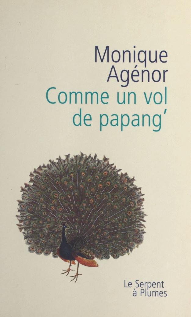 Couverture de Comme un vol de papang’, de Monique Agénor.